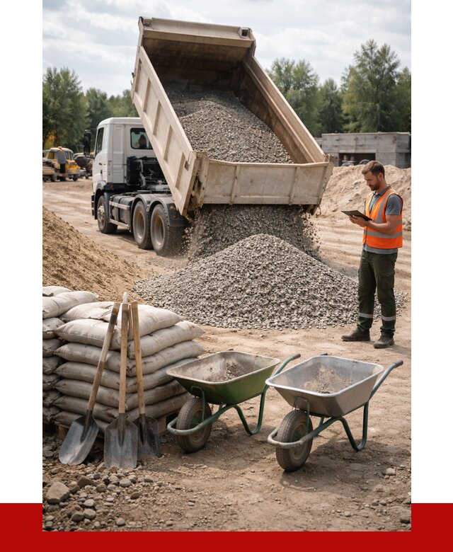 Доставка нерудных материалов в Сыктывкаре от 1237 руб. | ПРОНЕРУДСкт