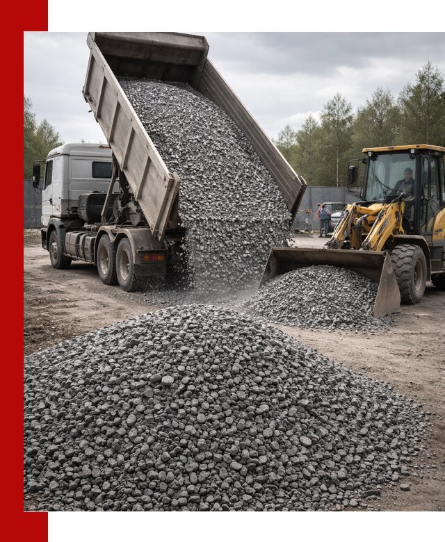 Доставка и продажа щебня гранитного в Сыктывкаре