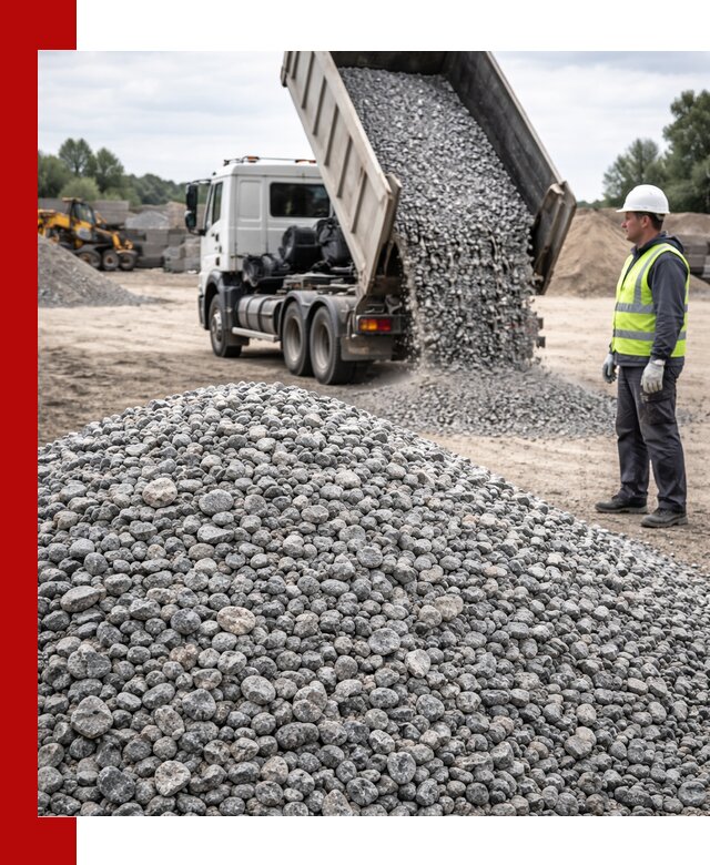 Доставка и продажа гранитного щебня фракции 5-20 в Сыктывкаре