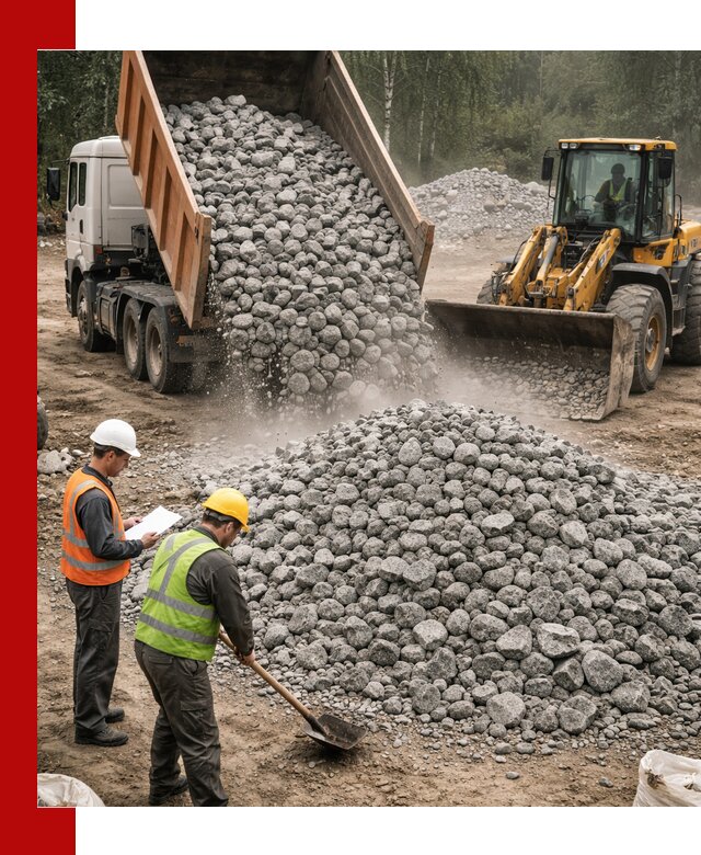 Гранитный щебень фракция 70-150 доставка в Сыктывкаре