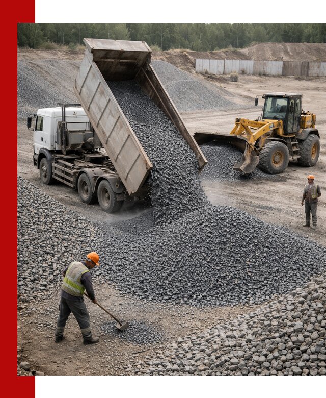 Щебень габбро-диабаз фр. 5-20 с доставкой в Сыктывкаре