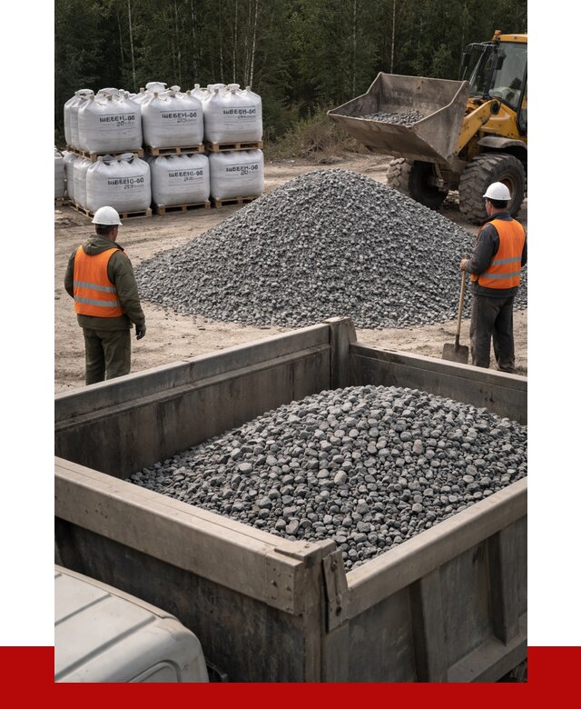 Щебень габбро диабаз 20-40 в Сыктывкаре от 3506 руб. | ПРОНЕРУДСкт