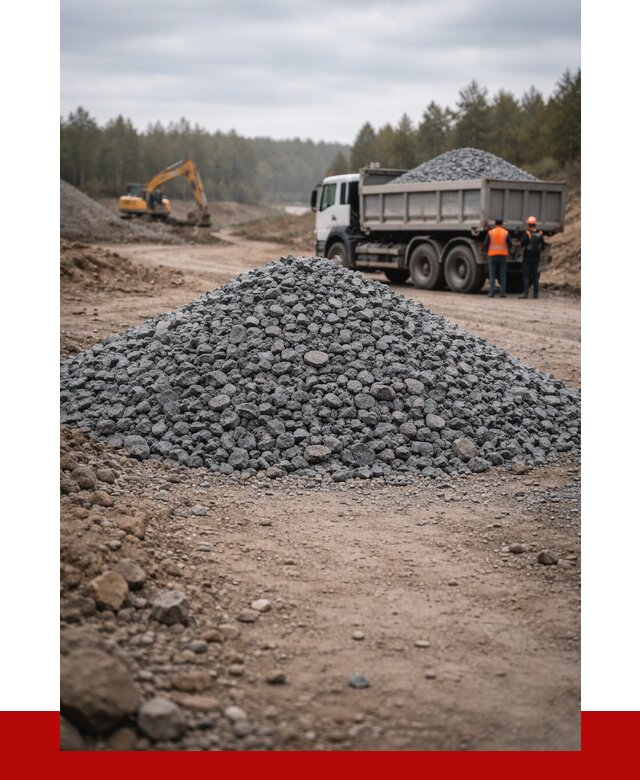 Щебень габбро диабаз фракция 40-70 в Сыктывкаре от 2268 р-ПРОНЕРУДСкт