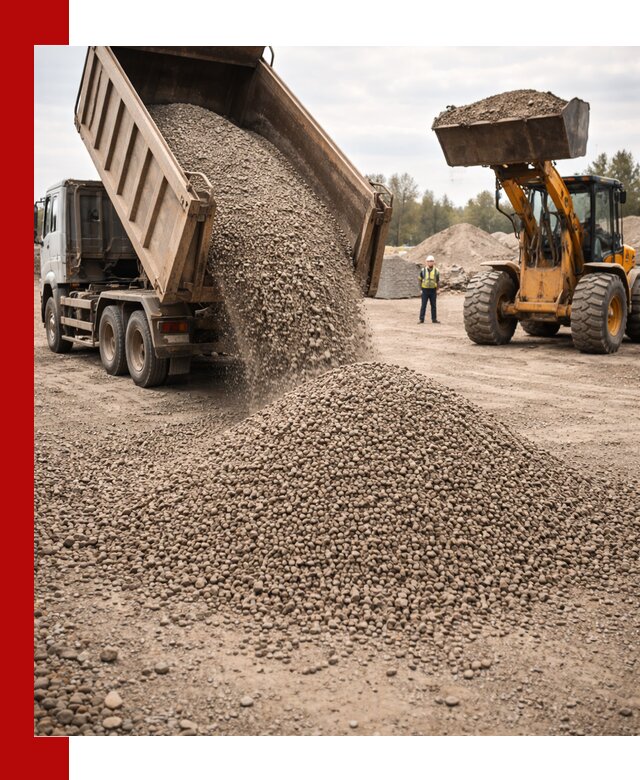 Гравийный щебень фракция 3–10 с доставкой в Сыктывкаре