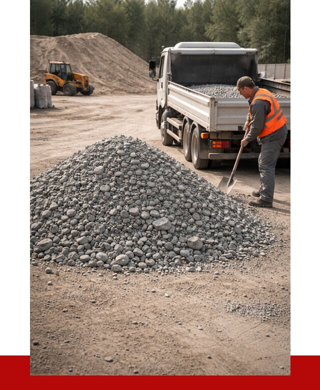 Гравийный щебень фракция 5-10 в Сыктывкаре от 2268 р. | ПРОНЕРУДСкт