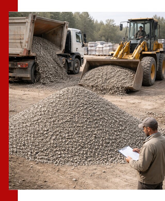 Гравийный щебень фракция 5–10 с доставкой в Сыктывкаре