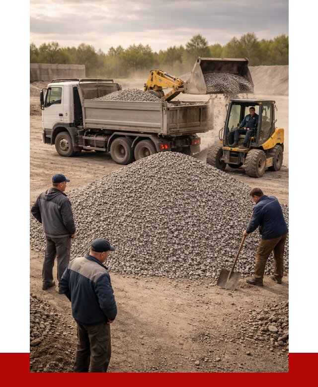 Гравийный щебень фракция 5-20 в Сыктывкаре от 2475 р. ПРОНЕРУДСкт