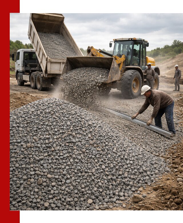 Гравийный щебень фракция 5-20 с доставкой в Сыктывкаре