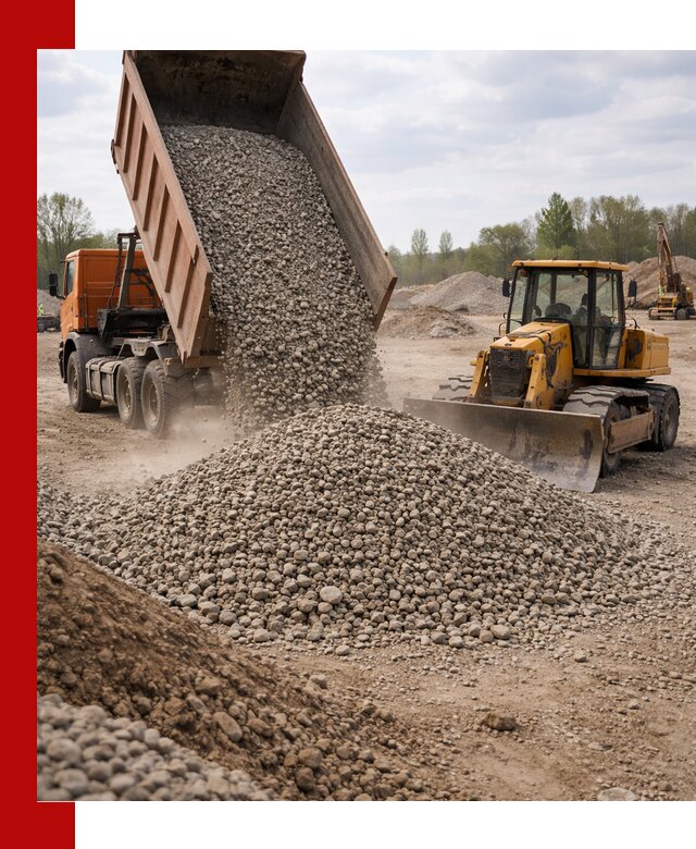 Доставка гравийного щебня фракции 40-70 в Сыктывкаре
