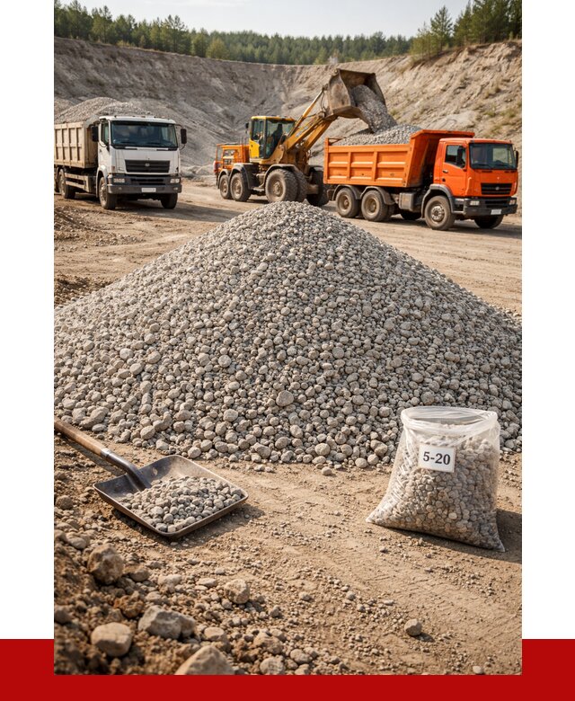 Доломитовый щебень фр. 5-20 в Сыктывкаре от 4331 р. | ПРОНЕРУДСкт