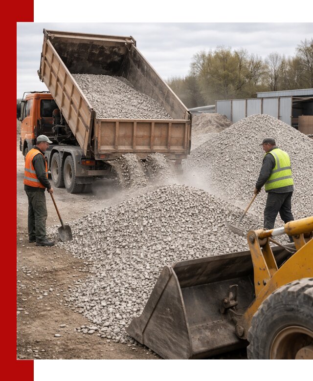 Доломитовый щебень фракции 5-20 с доставкой в Сыктывкаре