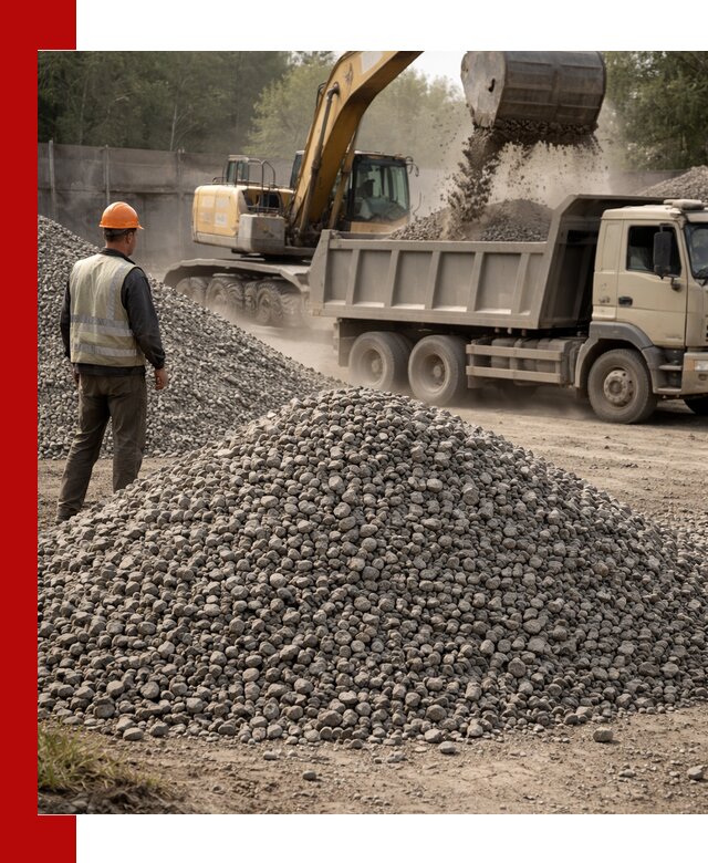 Шлаковый щебень фракция 5-20 с доставкой в Сыктывкаре