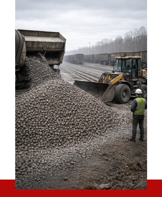 Купить железнодорожный щебень в Сыктывкаре от 2887 р. | ПРОНЕРУДСкт