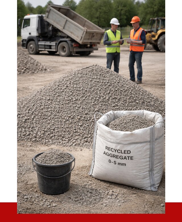 Вторичный щебень фракция 0-5 в Сыктывкаре от 1650 р. ПРОНЕРУДСкт