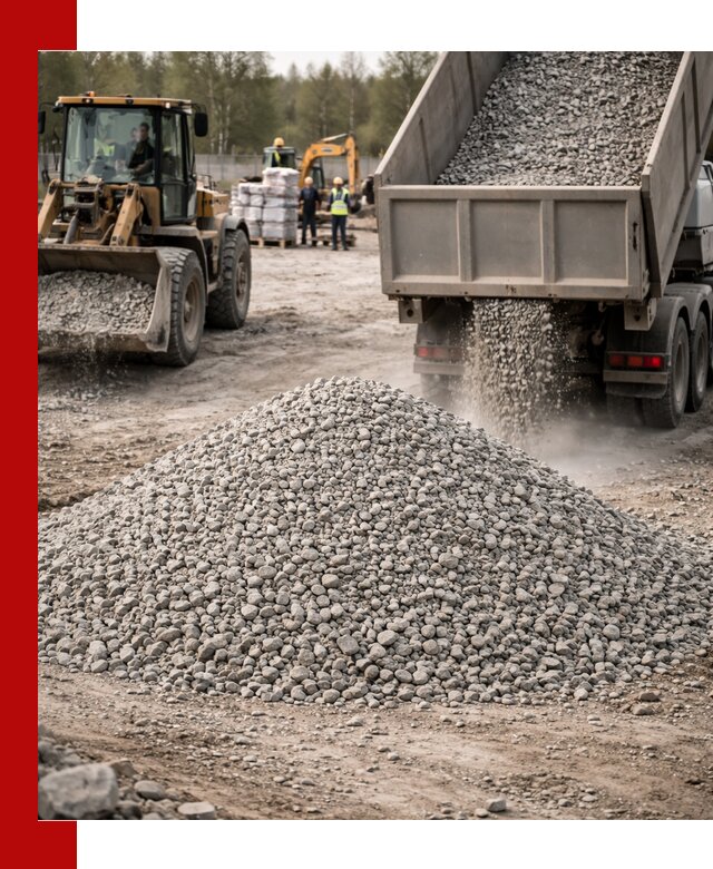 Вторичный щебень фракции 5-20 в Сыктывкаре — доставка и продажа крупнотоннажно