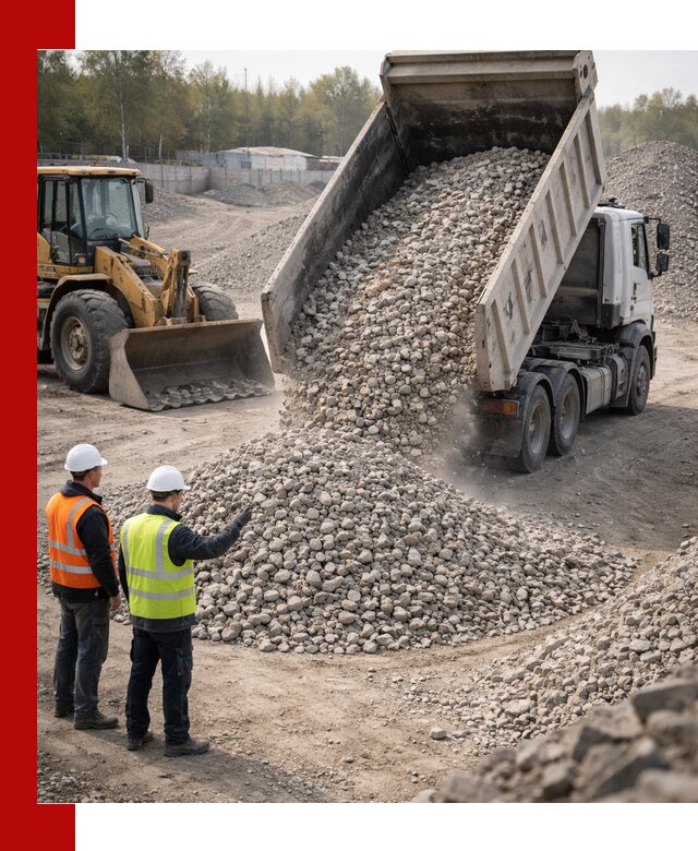 Вторичный щебень фракция 40–70 доставка в Сыктывкаре
