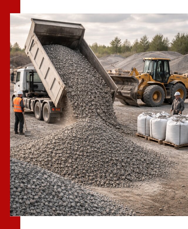 Бетонный щебень фракция 5–20 с доставкой в Сыктывкаре