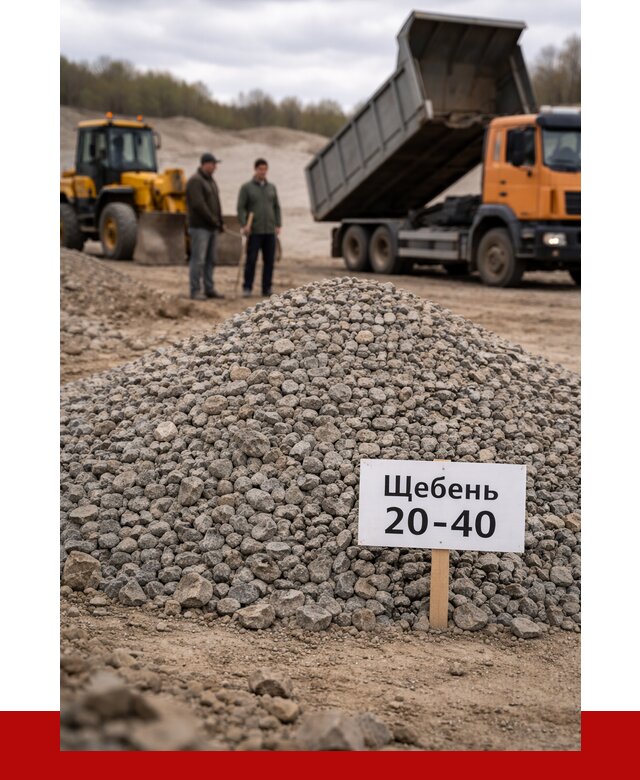 Бетонный щебень фракция 20-40 в Сыктывкаре от 2526 р. | ПРОНЕРУДСкт