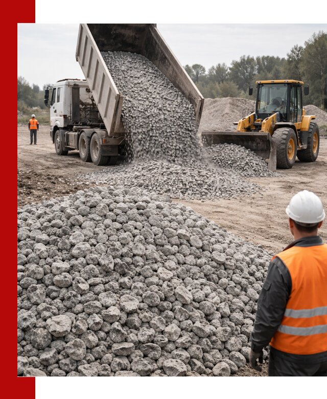 Доставка бетонного щебня фракции 20-40 в Сыктывкаре