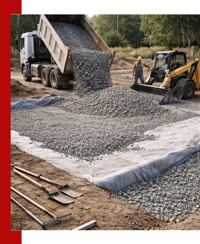 Щебень для фундамента с доставкой в Сыктывкаре