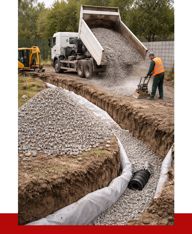 Щебень для дренажа в Сыктывкаре от 1908 р., ПРОНЕРУДСкт доставка