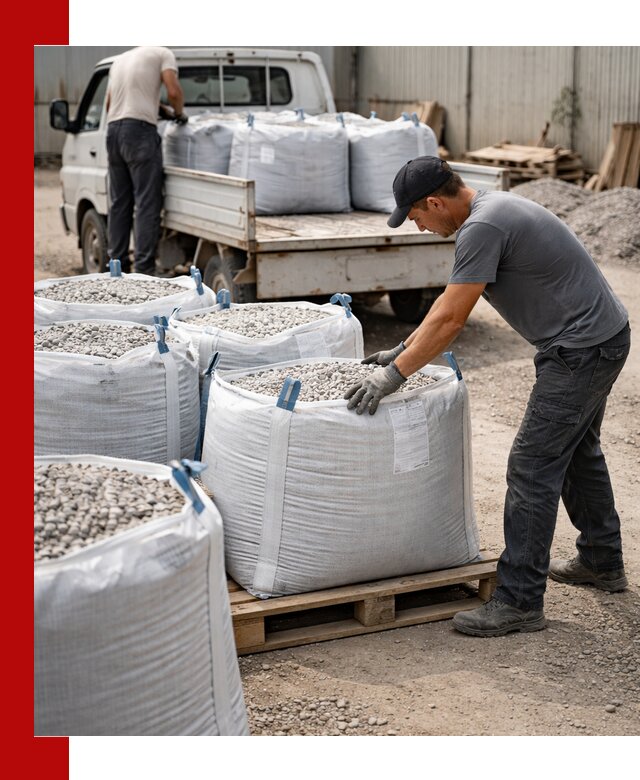 Доставка щебня в мешках по выгодным ценам в Сыктывкаре