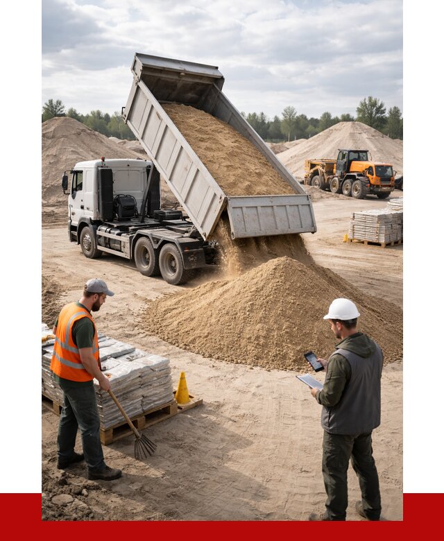Карьерный песок с доставкой в Сыктывкаре от 3712 р. ПРОНЕРУДСкт