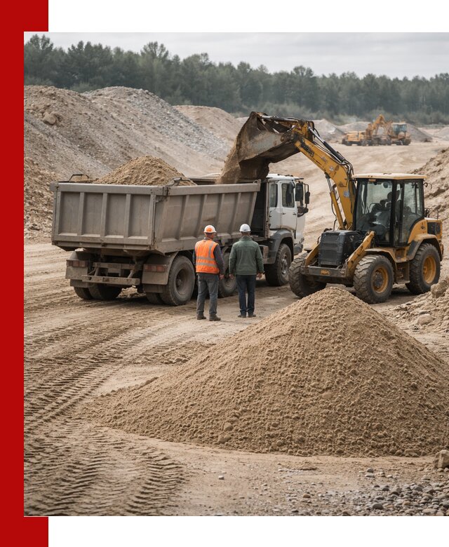 Карьерный среднезернистый песок с доставкой в Сыктывкаре