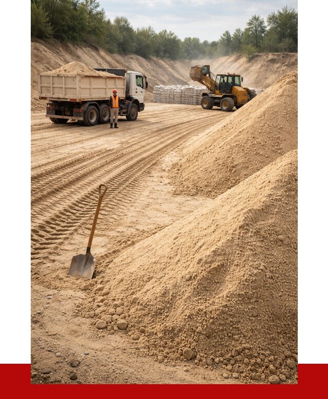 Карьерный песок мелкозернистый в Сыктывкаре от 9280 р. | ПРОНЕРУДСкт