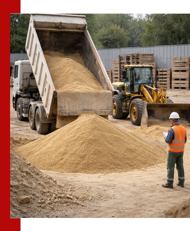 Доставка карьерного мелкозернистого песка в Сыктывкаре