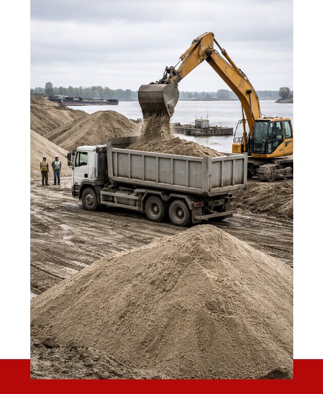 Купить речной песок навалом в Сыктывкаре от 1856 р., ПРОНЕРУДСкт