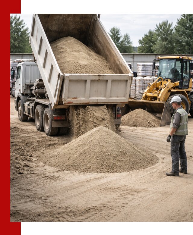 Поставка и доставка песка для бетона в Сыктывкаре