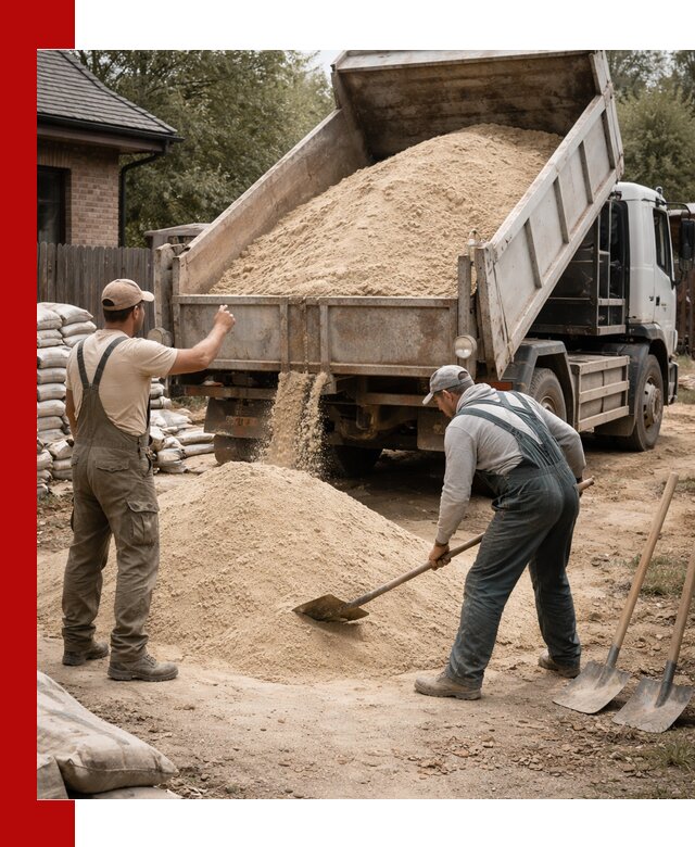 Песок для штукатурки с доставкой в Сыктывкаре качественный и чистый