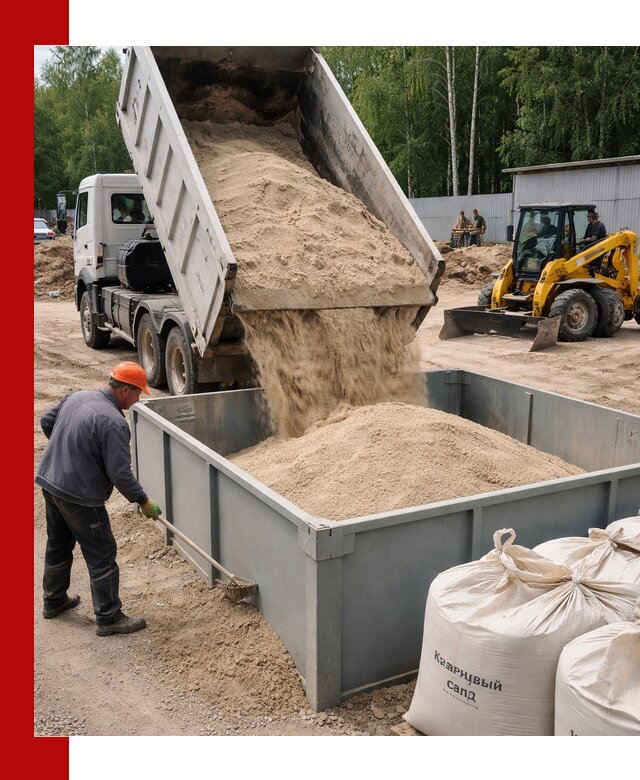 Кварцевый песок для фильтра в Сыктывкаре — доставка и качество