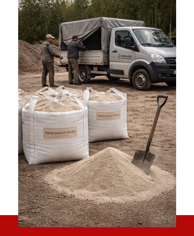 Кварцевый песок для пескоструя в Сыктывкаре от 4640 р. | ПРОНЕРУДСкт