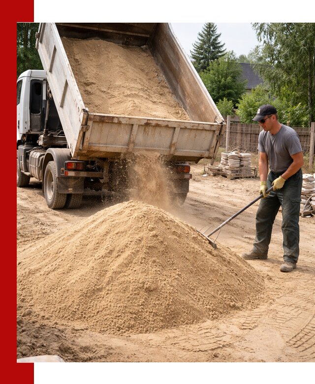 Доставка сухого песка самосвалами в Сыктывкаре