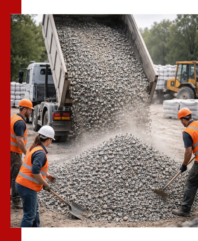 Доставка гравия и камня в Сыктывкаре оптом и в розницу