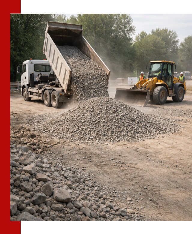 Гравий фракция 5–20 доставка в Сыктывкаре оптом и в розницу