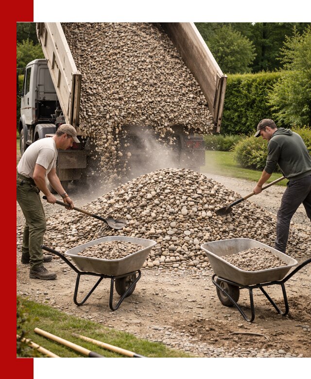 Доставка и продажа декоративной гальки в Сыктывкаре