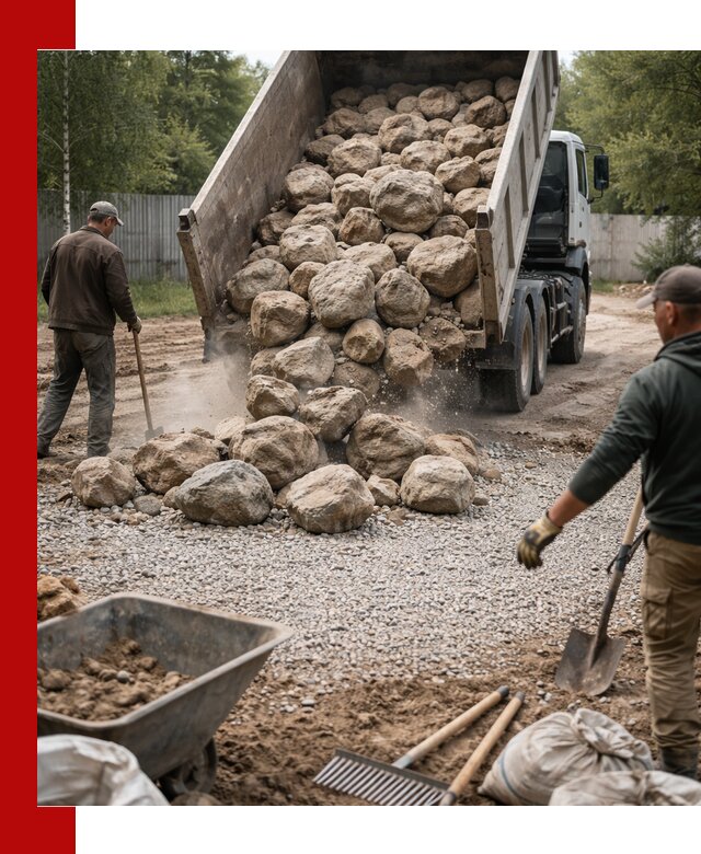 Доставка и укладка булыжника в Сыктывкаре