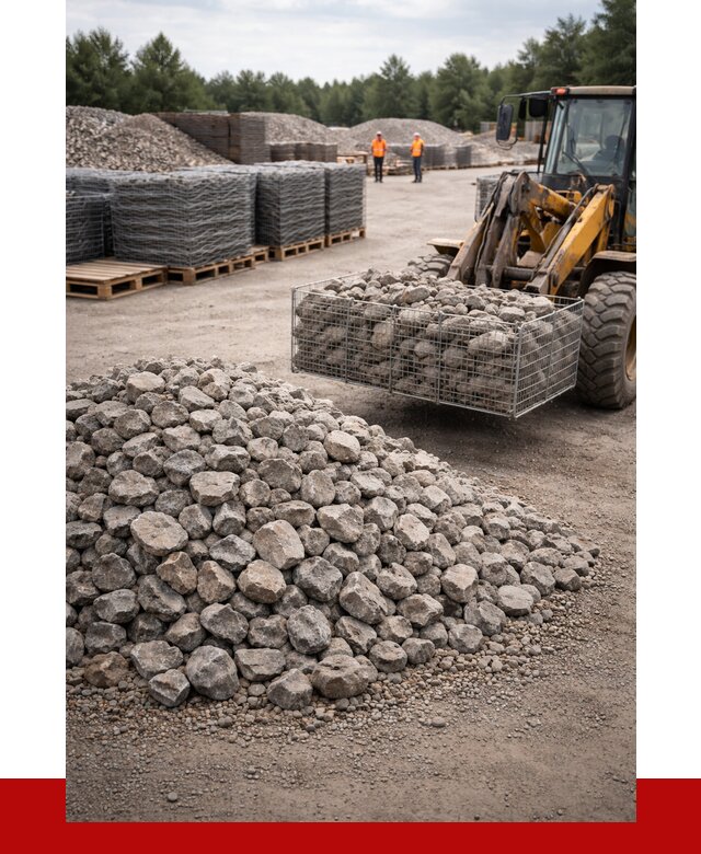 Камень для габионов фракция 70-150 в Сыктывкаре от 4331 р. | ПРОНЕРУДСкт