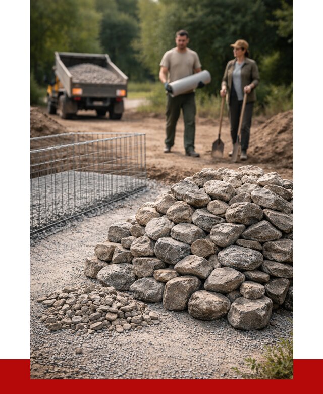 Камень для габионов фракция 100-200 в Сыктывкаре от 4949 р. | ПРОНЕРУДСкт