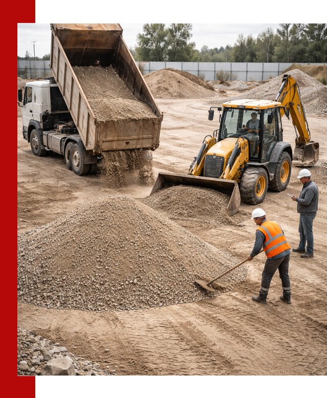 Поставка и доставка ПГС С4 в мешках и самосвалах в Сыктывкаре