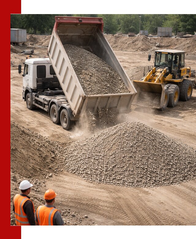 Щебень с песком (ЩГПС С2) с доставкой в Сыктывкаре