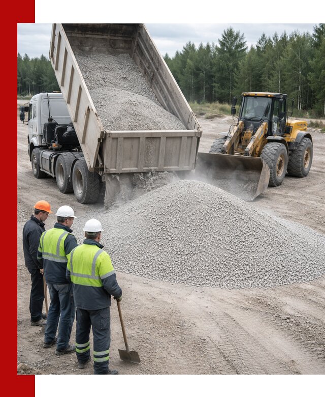 Известняковый отсев 0-5 доставка в Сыктывкаре быстро и выгодно