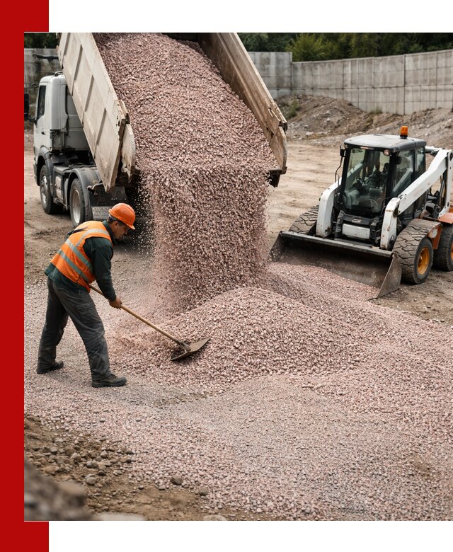 Крошка розовый гранит с доставкой в Сыктывкаре от производителя