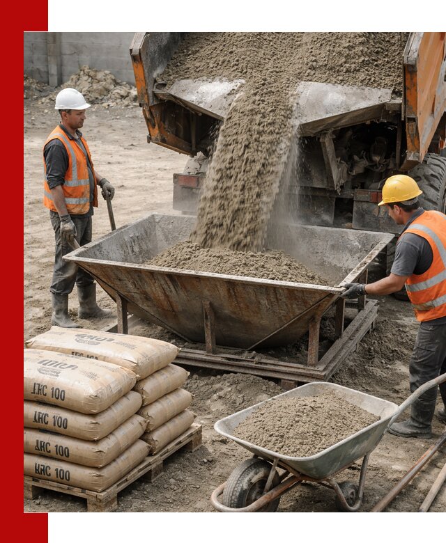 Доставка цементно-песчаной смеси М100 в Сыктывкаре