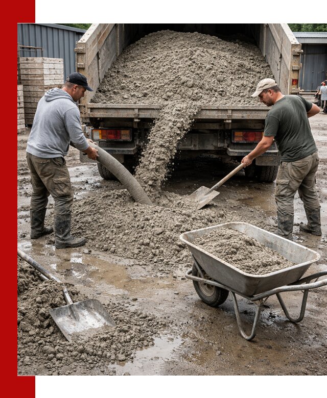 Цементно-песчаная смесь М150 доставка в Сыктывкаре