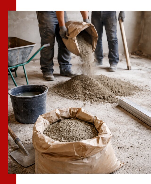 Доставка сухой смеси для стяжки в Сыктывкаре