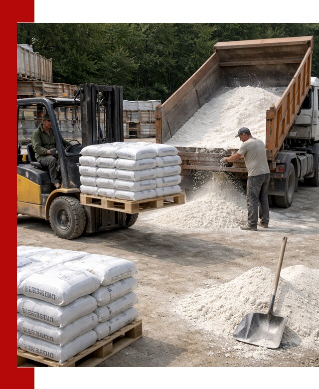 Доставка строительной извести оптом и в розницу в Сыктывкаре